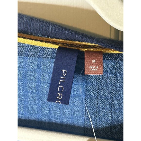 Anthropologie Pilcro Pullover V-Neck blouse combo Sz M - Picture 6 of 9